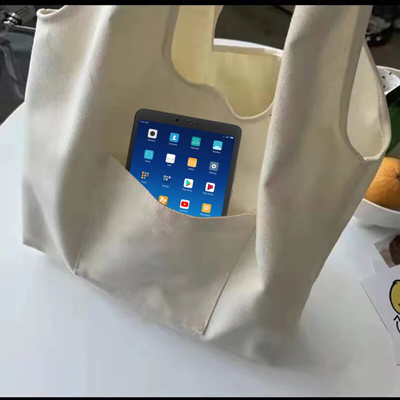 Sieviešu bagāžas soma Audekls iepirkumu somas Audekla soma Roku soma plecu soma randiņu iepirkšanās skola Biroja kanvas soma