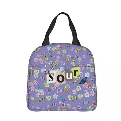 Olivia Vampire Rodrigos Sour Designs Saci de prânz izolate Recipient mare de prânz Geanta frigorifică Tote Lunch Box Office Travel Travel Girl Boy