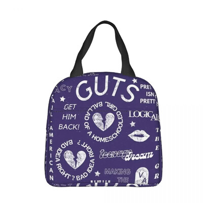 Olivia Vampire Rodrigos Sour Designs Saci de prânz izolate Recipient mare de prânz Geanta frigorifică Tote Lunch Box Office Travel Travel Girl Boy