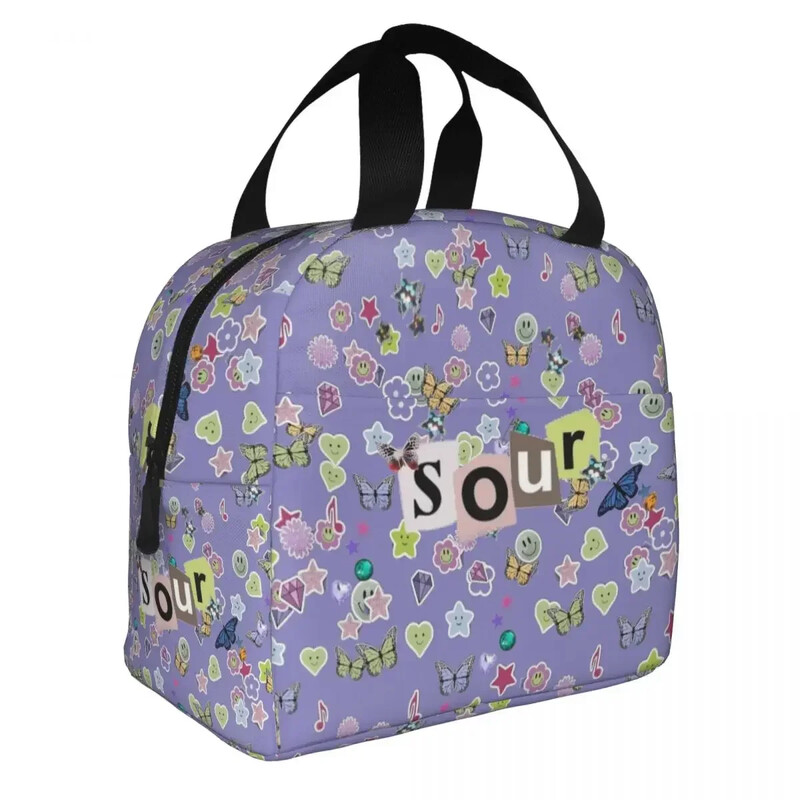 Olivia Vampire Rodrigos Sour Designs Saci de prânz izolate Recipient mare de prânz Geanta frigorifică Tote Lunch Box Office Travel Travel Girl Boy