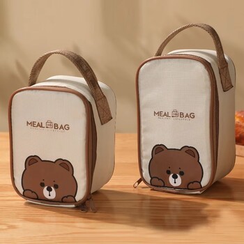 Portable Cute Bear Thermal Insulation Bag Thickened Multifunctional Lunch Box Bag Τσάντα από αλουμινόχαρτο για ενήλικες