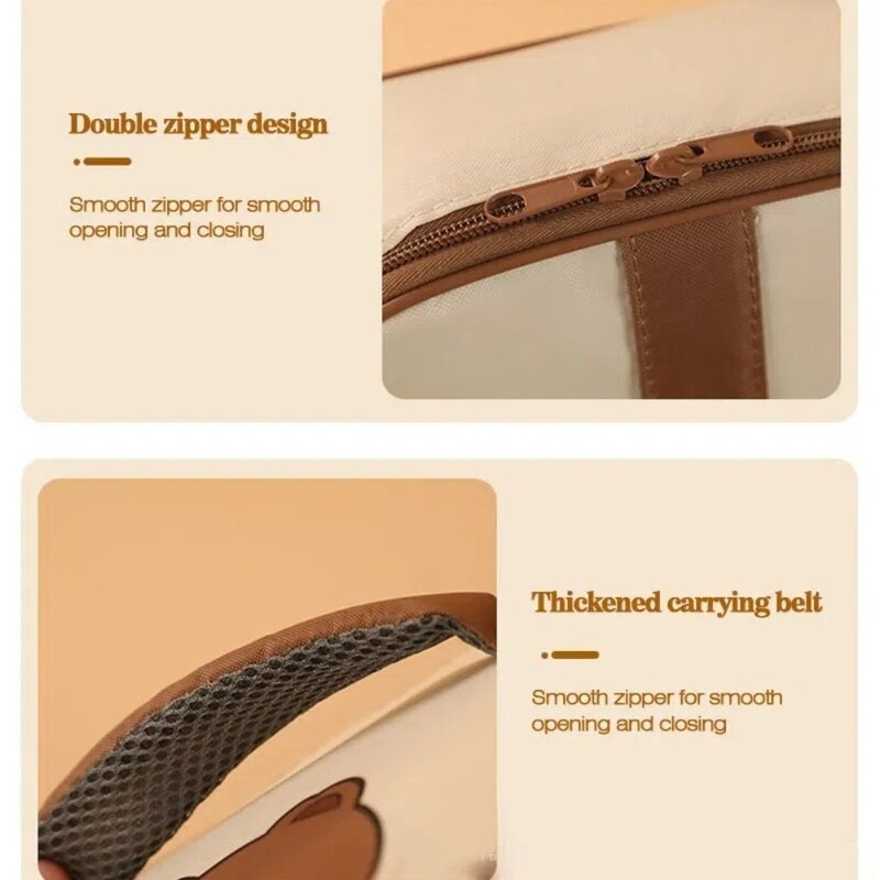 Geantă portabilă cu izolație termică cu urs drăguț, geantă de prânz multifuncțională îngroșată, din folie de aluminiu, pentru adulți