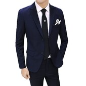 Elegants vīrieša uzvalks (žakete + bikses) vīriešu modes biznesa korejiešu versija, šauri pieguļošs kāzu profesionālis džentlmeņu uzvalks, vīriešu uzvalks