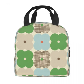 Orla Kiely Scandinavian Floral Φορητό Κουτί Γυναικείου Αδιάβροχο Ψύκτη Θερμομονωμένη τσάντα μεσημεριανού Παιδικού Φοιτητή