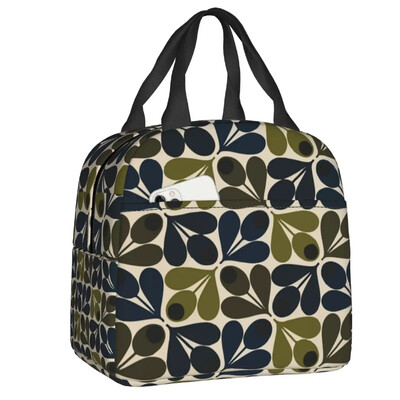 Orla Kiely skandinavska cvjetna prijenosna kutija za ručak za žene Vodootporni hladnjak Termalna torba za ručak izolirana za hranu Djeca studenti