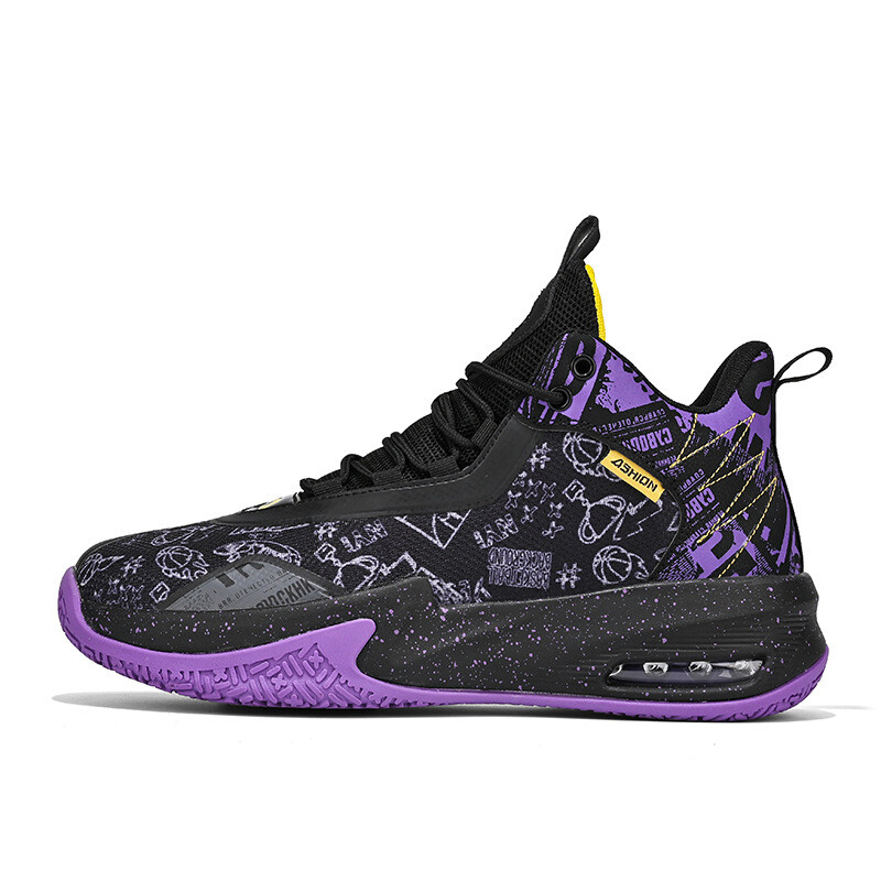 2023, pantofi sport noi, pantofi de baschet cu plasă respirabilă, cizme practice pentru liceu, pantofi pentru bărbați cu talpă rezistentă din cauciuc