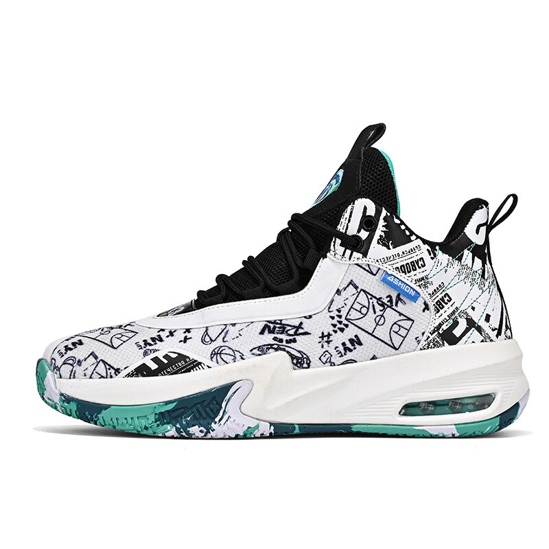 2023, pantofi sport noi, pantofi de baschet cu plasă respirabilă, cizme practice pentru liceu, pantofi pentru bărbați cu talpă rezistentă din cauciuc