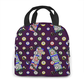 Bingo I Need One More Numbe Чанта за обяд Cooler Bag Дамска чанта Tote Bag Изолирана кутия за обяд Мека подложка Контейнер за обяд за пикник