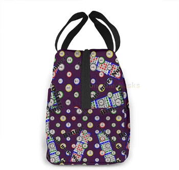 Bingo I Need One More Numbe Чанта за обяд Cooler Bag Дамска чанта Tote Bag Изолирана кутия за обяд Мека подложка Контейнер за обяд за пикник