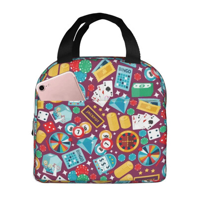 Bingo Trebam još jednu Numbe torba za ručak Rashladna torba Ženska torba Izolirana kutija za ručak Mekana podstava Posuda za ručak za piknik putovanja
