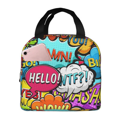 Bingo Trebam još jednu Numbe torba za ručak Rashladna torba Ženska torba Izolirana kutija za ručak Mekana podstava Posuda za ručak za piknik putovanja