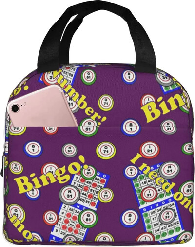 Bingo Trebam još jednu Numbe torba za ručak Rashladna torba Ženska torba Izolirana kutija za ručak Mekana podstava Posuda za ručak za piknik putovanja