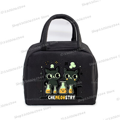 Crtani stripovi Mačke Izolirana kutija za ručak Ručne torbice Slatke životinje Mačići Izolacija Bento torbica Školarci Djeca Žene Torbica za ručak