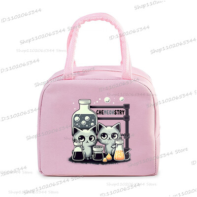 Crtani stripovi Mačke Izolirana kutija za ručak Ručne torbice Slatke životinje Mačići Izolacija Bento torbica Školarci Djeca Žene Torbica za ručak