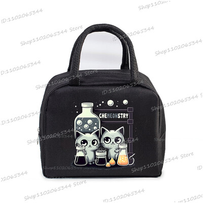 Crtani stripovi Mačke Izolirana kutija za ručak Ručne torbice Slatke životinje Mačići Izolacija Bento torbica Školarci Djeca Žene Torbica za ručak