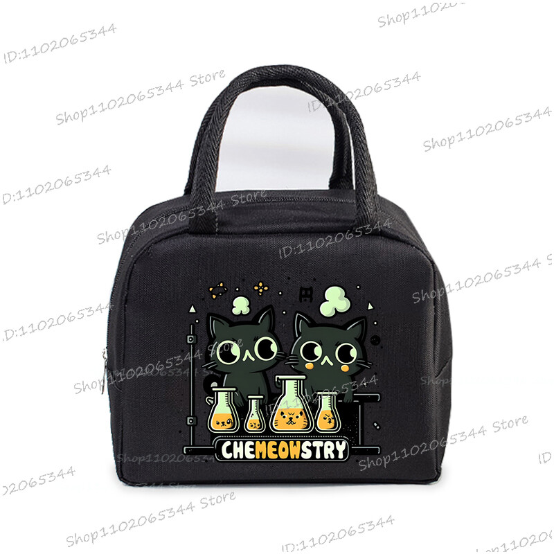 Crtani stripovi Mačke Izolirana kutija za ručak Ručne torbice Slatke životinje Mačići Izolacija Bento torbica Školarci Djeca Žene Torbica za ručak