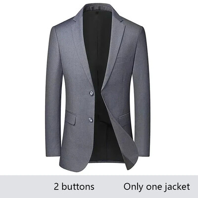 Costum pentru bărbați Nuntă 3 bucăți 2 seturi Blazere Jachete elegante de înaltă calitate Vestă Pantaloni Paltoane de lux 2024 Îmbrăcăminte clasică formală