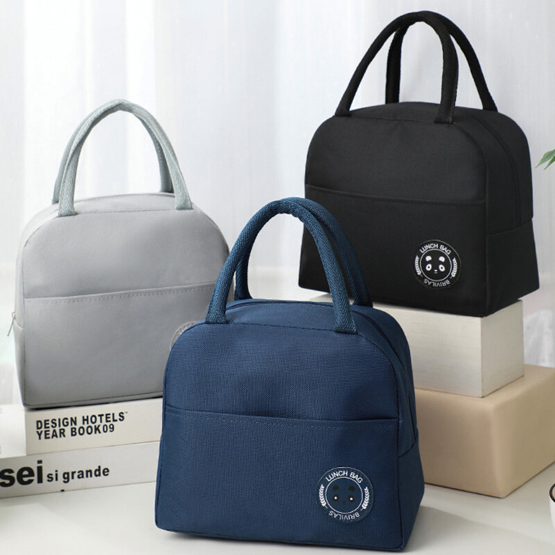 Pusdienu soma dzesētājs, pārnēsājama, izolēta kaste Oksfordas termiskā aukstā ēdiena konteiners skolas pikniks vīriešiem sievietēm, bērniem ceļojumu pusdienu kaste