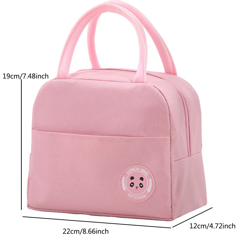 Pusdienu soma dzesētājs, pārnēsājama, izolēta kaste Oksfordas termiskā aukstā ēdiena konteiners skolas pikniks vīriešiem sievietēm, bērniem ceļojumu pusdienu kaste