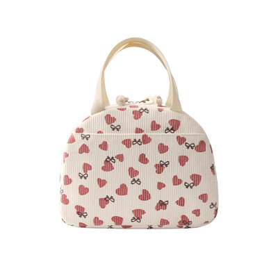 Pārnēsājamas velveta pusdienu somas, siltumizolācijas pusdienu kastes uzglabāšanas soma sievietēm pusdienu kastes soma piknika glabāšanai liela ietilpība