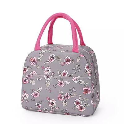 Pārnēsājama termiskā pusdienu soma, ūdensnecaurlaidīga, izolēta pusdienu kaste Bento maisiņš vakariņu izolācijas maisiņš Studentu sabiezināts flamingo pusdienu maisiņš