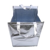 1 sac pliabil multifuncțional pentru izolarea prăjiturii, geantă de răcire din folie de aluminiu, impermeabilă, cutie termică, pungă de livrare pentru bucătărie de acasă