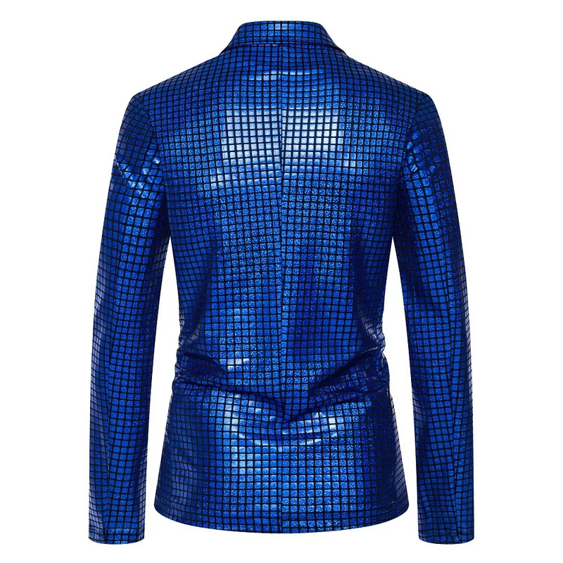 Reducere fierbinte paiete auriu fierbinte pentru bărbați disco party scenă club de noapte haine strălucitoare de performanță jachetă de costum mărime europeană S-3XL