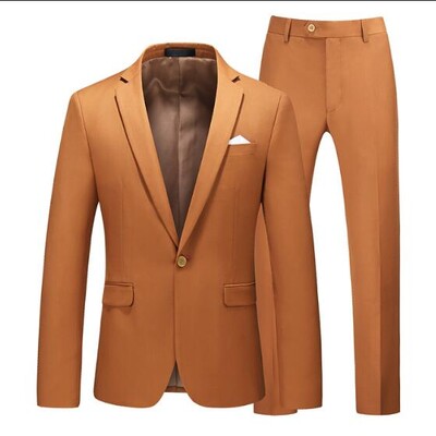 Karaliskais zils uzvalks, 2 daļīgs vīriešu komplekts, kāzu ballītes svinīga kleita, žakete un bikses, Āzijas izmērs, melns balts, dzeltens pelēks