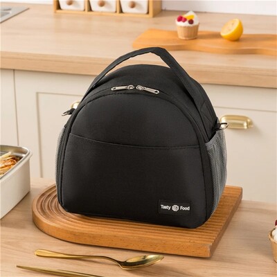 Oksfordas lielas ietilpības izolēta pārnēsājama pusdienu soma strādniekiem Pārnēsājamu pusdienu kastes izolētu somu var pārlikt pār plecu