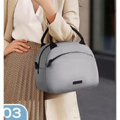 Vienkāršs ūdensnecaurlaidīgs termiskais pusdienu maisiņš, eļļas necaurlaidīgs izolēts piknika Bento Box āra kempings piknika biroja maltītes pārnēsāšanas pārtikas iepakojums