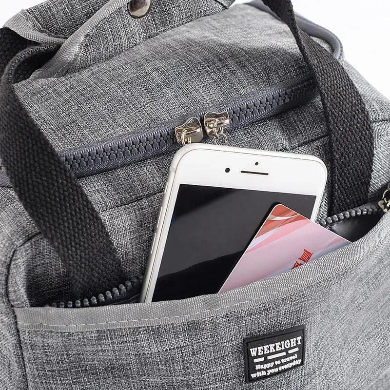 Sievietēm Vīriešiem liela termiskā vakariņu kaste pārtikas somas Ūdensnecaurlaidīgas izolētas pusdienu somas Oksfordas ceļojumu tote Nepieciešamais piknika maisiņš