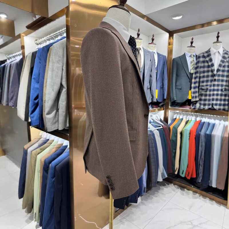 Costume bărbați în carouri 3 buc. Jachetă cu rever cu vârf de vestă, pantaloni, smoking de nuntă slim fit pentru mire, costum masculin, blazer 2025