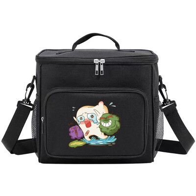 Organizator termic Geantă de prânz Geantă de prânz Genți izolate Cutie frigorifică pentru depozitare umăr de camping Geantă de prânz pentru bărbați și femei Seria de dinți