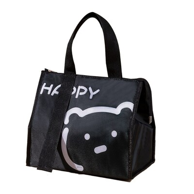 Pārnēsājami karikatūru pusdienu maisiņi biroja studentiem Ērta siltumizolācijas pusdienu kastes soma Svaiga dzesētāja maisiņš pārtikas Bento satur