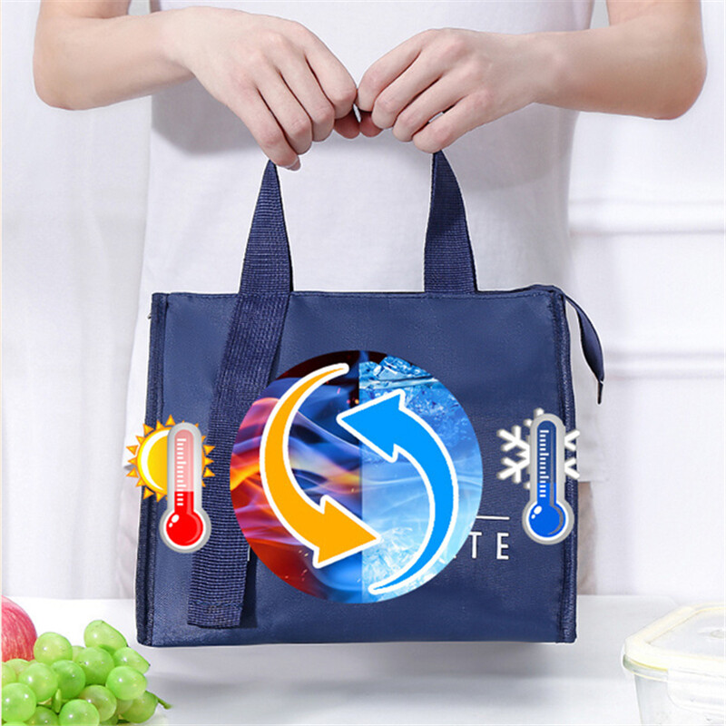 Pārnēsājami karikatūru pusdienu maisiņi biroja studentiem Ērta siltumizolācijas pusdienu kastes soma Svaiga dzesētāja maisiņš pārtikas Bento satur