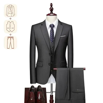 Līdz 12XL, piemērots 155 kg, 340 mārciņas līgavaiņa kāzu kleitai un biksēm vīriešiem, kas pielāgotas pilnībai, lieliem un gariem vīriešiem, liela izmēra