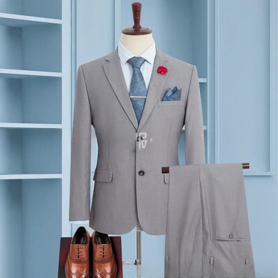 Līdz 12XL, piemērots 155 kg, 340 mārciņas līgavaiņa kāzu kleitai un biksēm vīriešiem, kas pielāgotas pilnībai, lieliem un gariem vīriešiem, liela izmēra