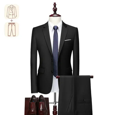 Līdz 12XL, piemērots 155 kg, 340 mārciņas līgavaiņa kāzu kleitai un biksēm vīriešiem, kas pielāgotas pilnībai, lieliem un gariem vīriešiem, liela izmēra