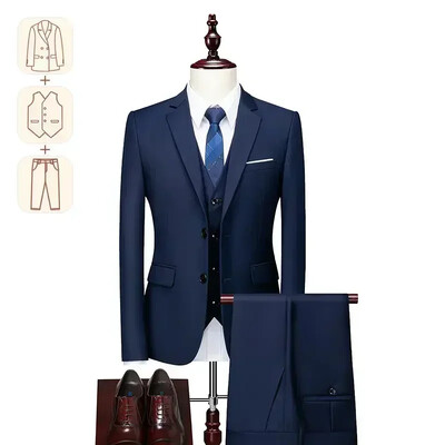 Līdz 12XL, piemērots 155 kg, 340 mārciņas līgavaiņa kāzu kleitai un biksēm vīriešiem, kas pielāgotas pilnībai, lieliem un gariem vīriešiem, liela izmēra