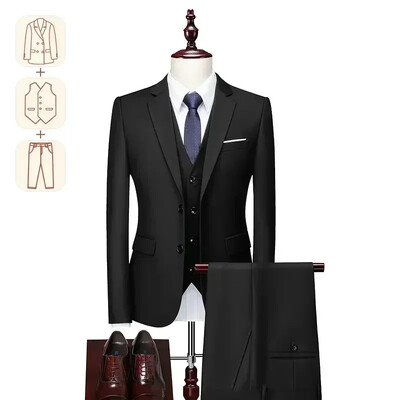 Līdz 12XL, piemērots 155 kg, 340 mārciņas līgavaiņa kāzu kleitai un biksēm vīriešiem, kas pielāgotas pilnībai, lieliem un gariem vīriešiem, liela izmēra