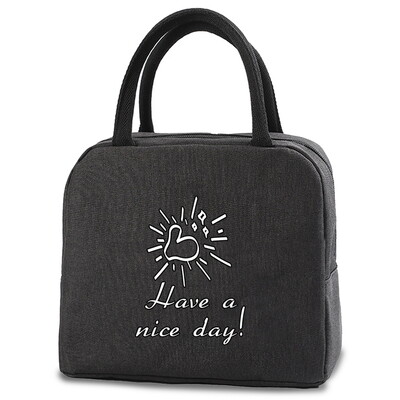 Geantă de prânz izolată pentru femei Genți frigorifice unisex Geantă termică Cutie de prânz portabilă Geanta alimentară Seria alimentară Saci de prânz pentru muncă