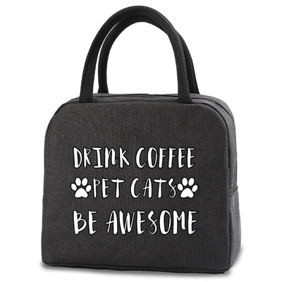 Geantă de prânz izolată pentru femei Genți frigorifice unisex Geantă termică Cutie de prânz portabilă Geanta alimentară Seria alimentară Saci de prânz pentru muncă