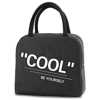 Geantă de prânz izolată pentru femei Genți frigorifice unisex Geantă termică Cutie de prânz portabilă Geanta alimentară Seria alimentară Saci de prânz pentru muncă