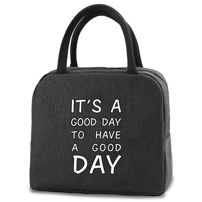 Geantă de prânz izolată pentru femei Genți frigorifice unisex Geantă termică Cutie de prânz portabilă Geanta alimentară Seria alimentară Saci de prânz pentru muncă