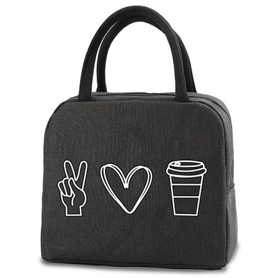 Geantă de prânz izolată pentru femei Genți frigorifice unisex Geantă termică Cutie de prânz portabilă Geanta alimentară Seria alimentară Saci de prânz pentru muncă