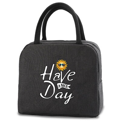 Geantă de prânz izolată pentru femei Genți frigorifice unisex Geantă termică Cutie de prânz portabilă Geanta alimentară Seria alimentară Saci de prânz pentru muncă