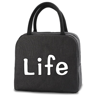 Geantă de prânz izolată pentru femei Genți frigorifice unisex Geantă termică Cutie de prânz portabilă Geanta alimentară Seria alimentară Saci de prânz pentru muncă