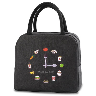 Geantă de prânz izolată pentru femei Genți frigorifice unisex Geantă termică Cutie de prânz portabilă Geanta alimentară Seria alimentară Saci de prânz pentru muncă