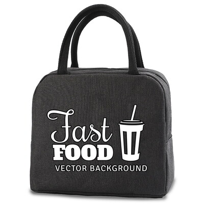 Geantă de prânz izolată pentru femei Genți frigorifice unisex Geantă termică Cutie de prânz portabilă Geanta alimentară Seria alimentară Saci de prânz pentru muncă