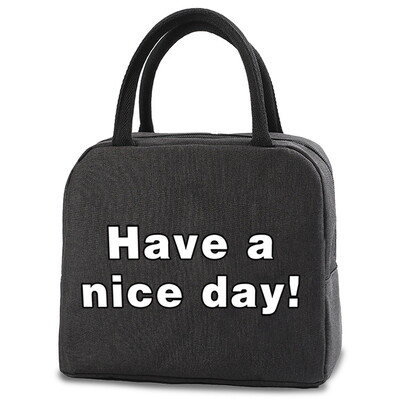 Geantă de prânz izolată pentru femei Genți frigorifice unisex Geantă termică Cutie de prânz portabilă Geanta alimentară Seria alimentară Saci de prânz pentru muncă